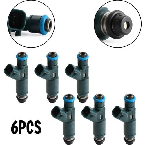 Artudatech 6PCS Fuel Injectors 2M2E-A7B Fit For Mazda 6 MPV 3.0L 2002-2008 2M2EA7B Car Auto Parts