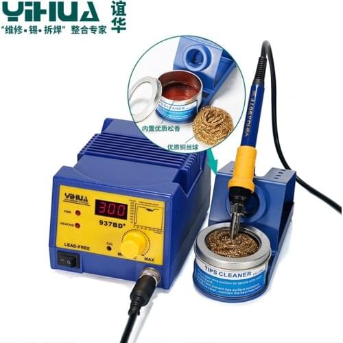 Digital LED automatic Temperature Soldering Station with large power soldering iron tool YIHUA-937BD