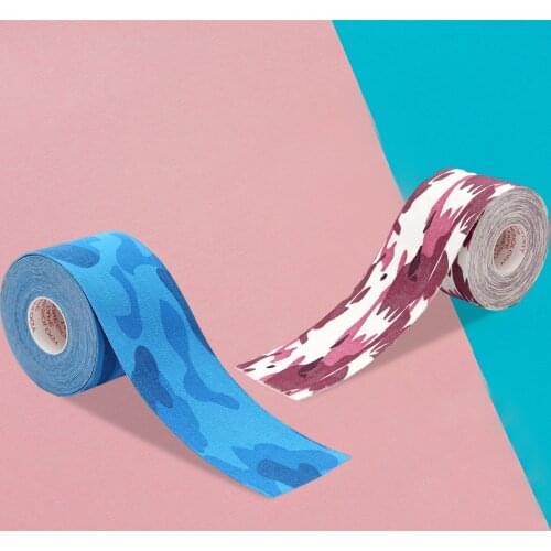 Kinesiology Tape Athletic Recovery Elastic Tapes Sports Cotton Elastic Adhesive Muscle Bandage Pain Relief Knee Pad