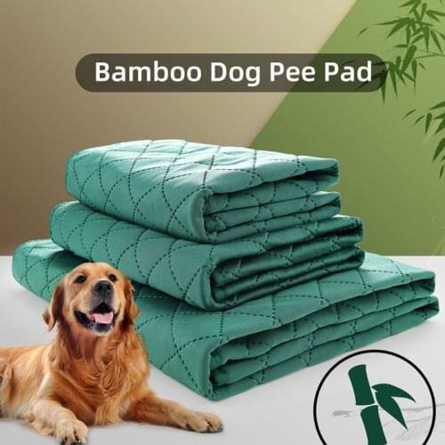 Pet Dog Pee Pads Mats Washable Leak Proof Fiber Premium Waterproof Mats All Season Training Soft Absorbent Protection Potty Mats