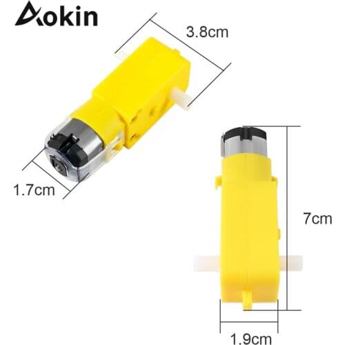 TT Motor 130motor TT motor Smart Car Robot Gear Motor for Arduino diy kit DC 3V-6V DC Gear Motor