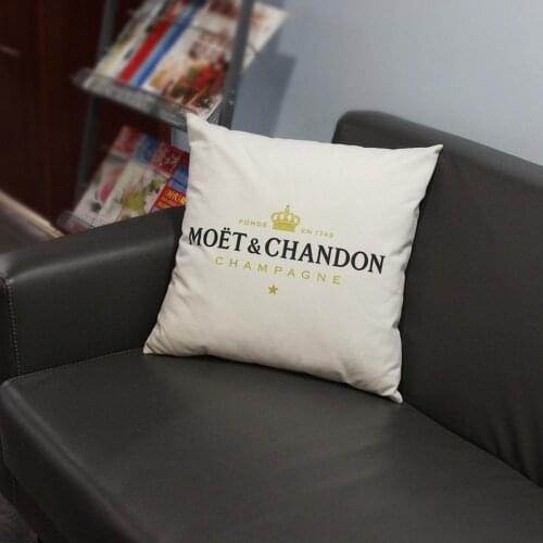 Nordic Black Velvet Pillow Case Letter Double-Sided Printed Pillowcase Alphabet Soft Home Decor Sofa Cushion Covers Almofadas