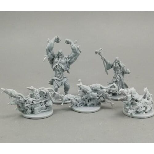 Pvc figure table game war chess Endlesskillling blacckdeathgreenntribe boss mice 5pcs/set
