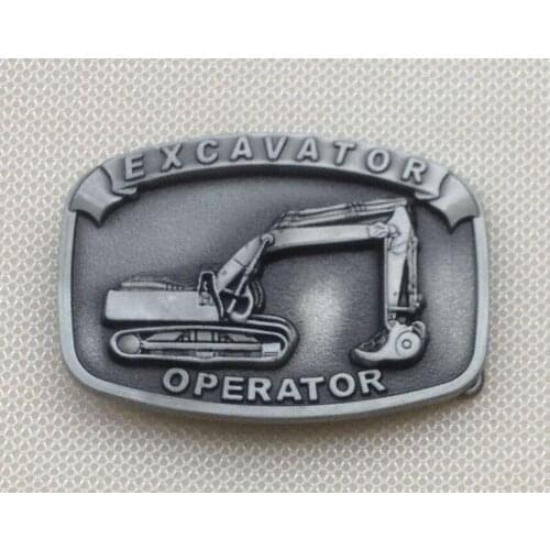 Excavator belt buckle with pewter finish JF-BY242 suitable for 4cm wideth belt with continous stock