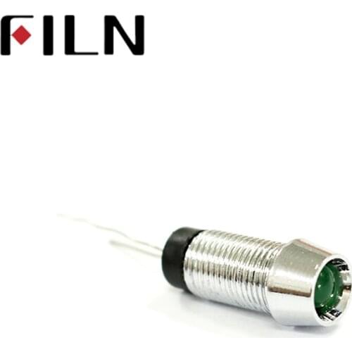Cheapest 8mm LED metal Brass no resistor. 3V, 6V, 12V, 110V, 220V, red, green, yellow, blue indicator light pilot lamp