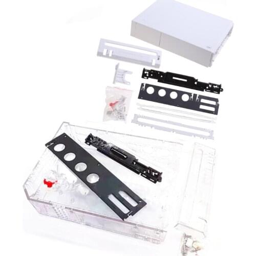 Replacement Case Cover Housing Shell For Wii Full Host Shell Crystal Colors Case Housing For Wii Console