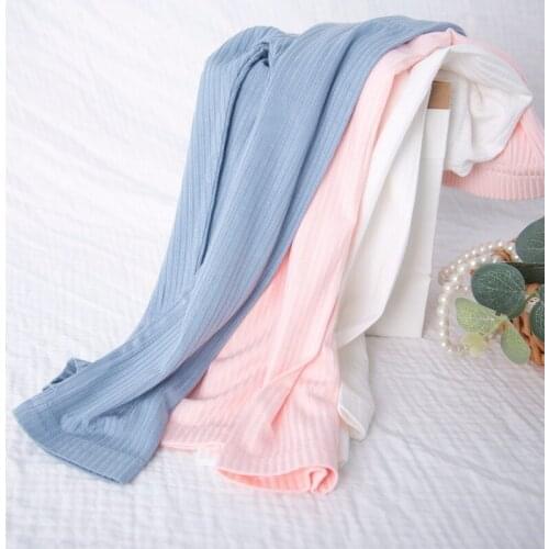 Girls' Thin Trousers Spring And Summer New Product Soft Solid Color Childrens Elastic Waist Comfortable Stretch Pants WT596