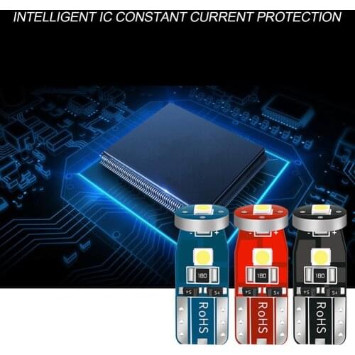 10Pcs T10 3030 3SMD 12V Car LED Signal Lights Auto Bulb Parking Width Side Lamps