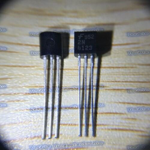100pcs/LOT 2N4123 TO-92 NPN transistor 30V 0.2A