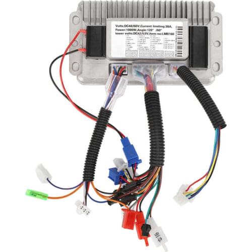 1000W E-bike Motor Controller 36V48V60V72V Universal Brushless Controller Sine Waves 3 Mode Cast Aluminium Shell Ebikes Parts