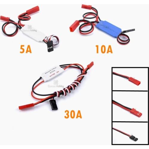 5PCS/LOT 5A / 10A / 30A RC TX Controlled Relay Electronic Switch PWM Receiver LED Control Spray RC Switch Interruptor