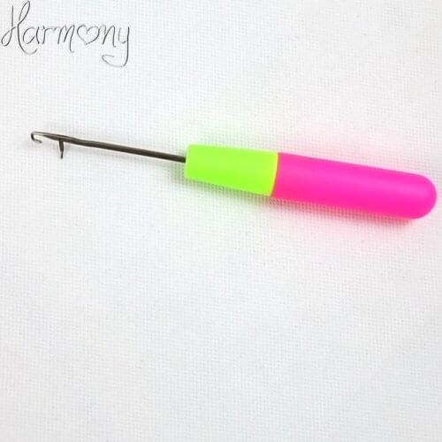 Best Promotion 1 piece 15.5cm Handle Tool Crochet Hooks Weave Knitting Knit Braid Needle Craft Hair