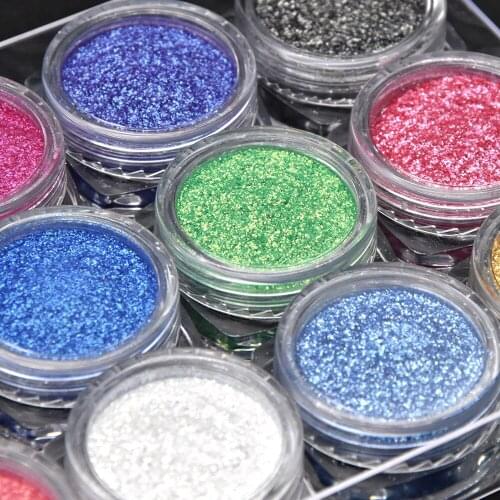 Wholesale bulke co friendly Mica pigment eyelash glitter set of mica pigment for Nail DIY Decoration Kit