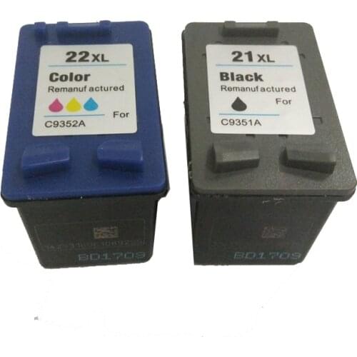 Einkshop Remanufactured 21 22 xl ink cartridges fo HP21 22 HP22 for hp Deskjet F2280 F2180 F4180 F300 F380 F2100 F2200 printers