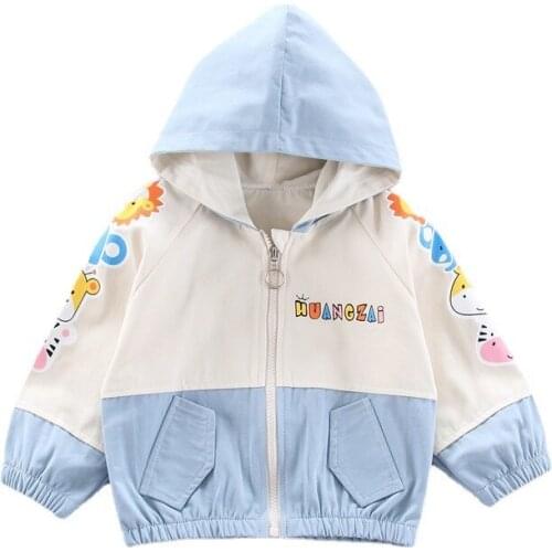 New Spring Infant Cartoon Clothing Autumn Baby Boys Girls Hooded Jacket Kids Toddler Casual Hoodies Children Cartoon Clothes