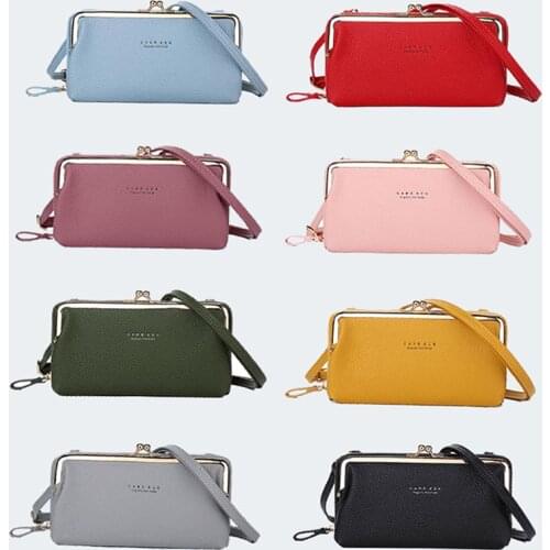 Fashion Small Crossbody Bags Women Matte Leather Shoulder Messenger Bag Female Handbag Bolsas Ladies Cell Phone Bag Clutch Purse