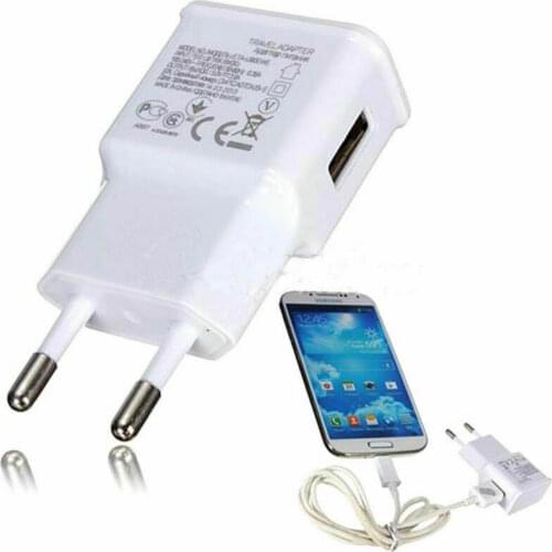 Micro USB Wall Charger Adapter For Huawei Y3 Y5 Y7 Prime Y6 Y9 2018 Honor 9 8 Lite 9N 9i 7A 7C 7S Pro P Smart 1M Micro USB Cable