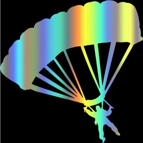 S51299 Various Sizes/Colors Car Stickers Vinyl Decal Parachute Motorcycle Decorative Accessories