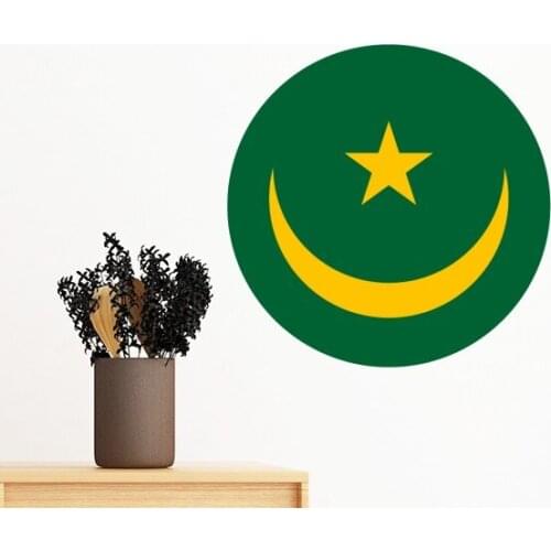 Mauritania Africa National Emblem Removable Wall Sticker Art Decals Mural DIY Wallpaper for Room Decal
