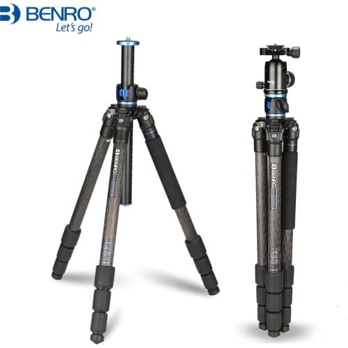 Benro SystemGO GC258T Tripod Carbon Fiber Camera Stand Monopod For DSLR 4 Section Carrying Bag Max Loading 14kg