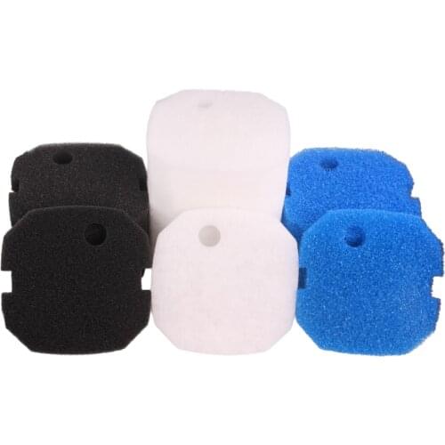 Compatible Foam Filter Pad Set Fit for AquaOne AQUIS 1200/1250 and 1000/1050 (12x White Wool, 6x Black Fine and 6x Blue Coarse)