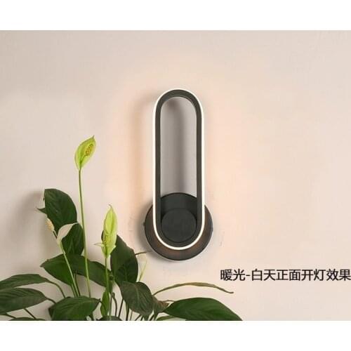 Modern led glass ball luminaria bedroom light nicho de parede cabecero de cama dinging room lamp