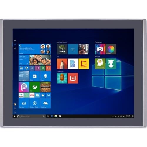 VENOEN All In One Embedded 15.1 J1900 i5 4200U i5 6360U with GPIO RS232/485 Linux Industrial Capacitive Touch Screen Panel