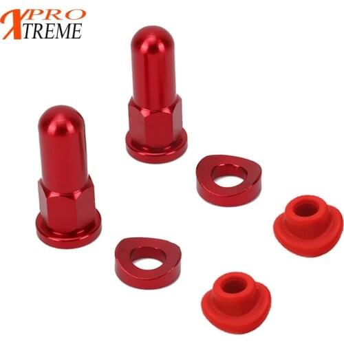 Motorcycle MX Rim Lock Covers Nuts Washers Security Bolts Gasket For Honda CR125 CR125R CR250 CR250R CRF230F CRF450X CRF450R CRF