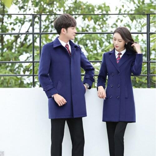 Winter Coat Women korean Wool Coat Women Ladies female Winter Blue Red Coats Jacket monteau femme Outwear Woman Autumn Winter