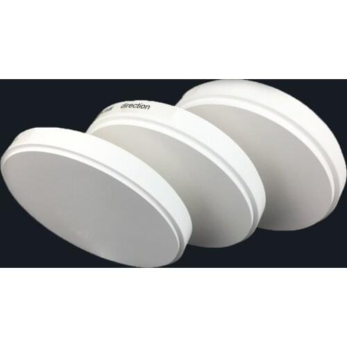 2pcs Anterior Zirconia Dental Blocks for Making Porcelain Denture Teeth 98*18mm