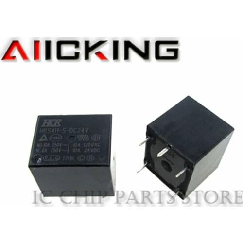 5pcs/lot HKE Auto relay HRS4H-S-DC24V-C 5PIN 24V T73/10A 100% new original relay in stock
