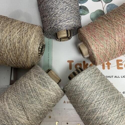 500g 100% linen Yarn For Knitting 1 mm Hand knitting Yarn Crochet threads Pure natural linen lace Thin yarn knit thread ZL59