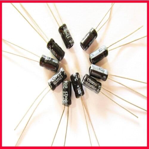 50V 2.2UF electrolytic capacitor volume 5*11 10 pcs