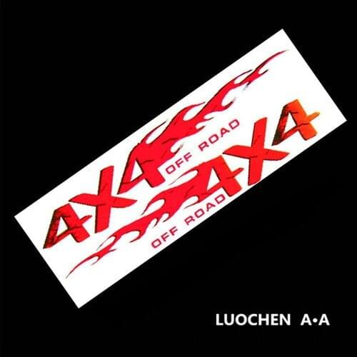 Car Stickers 4x4 off road SUV 4WD Creative Decals Auto Tuning Styling Waterproof Printing Stickers 40X6cm Duad D15