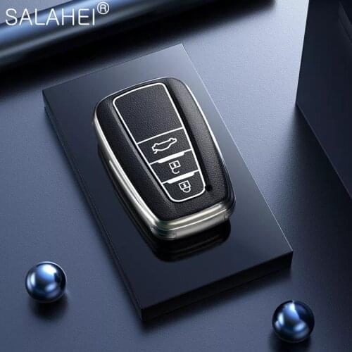 Car Colorful Anti-fall Remote Smart Full Key Case TPU Shell Bag For Toyota Camry Prado 2017 2018 CHR Prius Corolla RAV 4 Styling