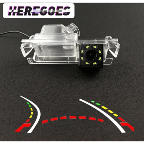 For Kia K2 Rio Sedan Hatchback Ceed 2013 Wireless Car CCD Rear Camera Fisheye 12 led dynamic Night Vision frame