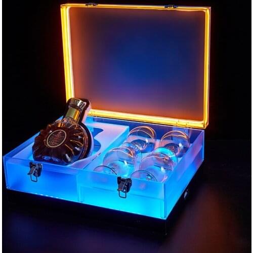 Zq Electric Lifting KTV Foreign Wine Wine Box Champagne Box LED Luminous Bar Wine Box