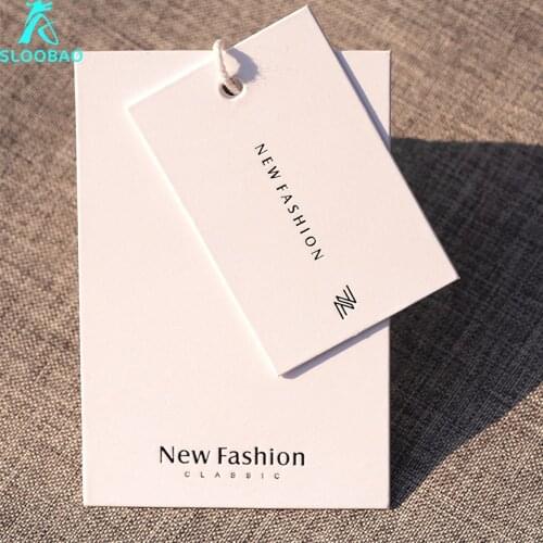 Customized Hang Tags/hangtag/Trademark manufacture/Clothing paper sewing tag/printed tags Free Shipping