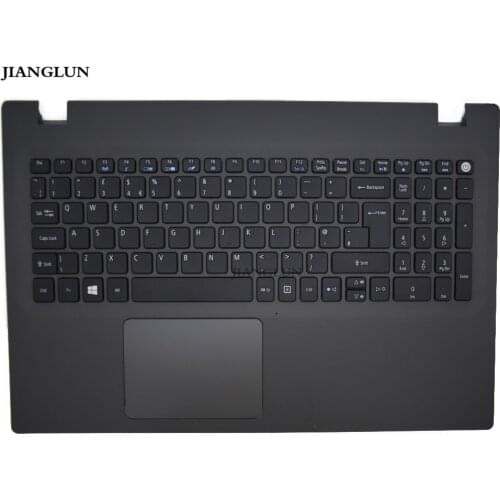 JIANGLUN New For Acer N15Q1 E5-573 Palmrest (Top Case) With Keyboard Touchpad Black color Big Enter version