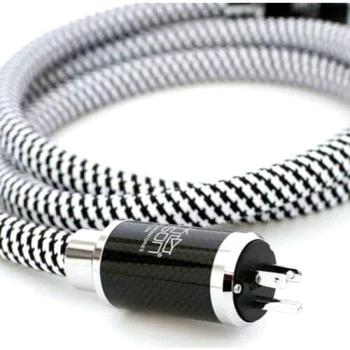 Mark Levinson power cable Carbon fiber Rhodium plated US AC Plug