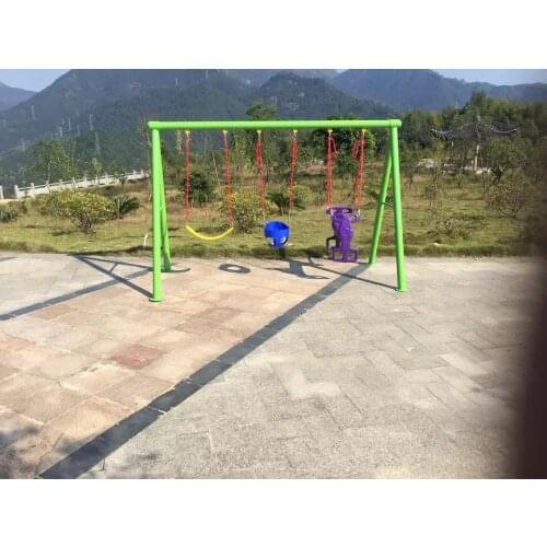 Outdoor baby swing chair playground childrens plastic slide garden toys seat kids monkey bars set children child swing nest Q29