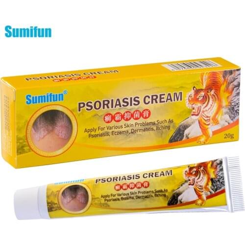 Sumifun 20g Psoriasis Cream Chinese Dermatitis Eczema Ointment Pruritus Dermatitis Ointment Herbal Anti-Itching Cream K10005