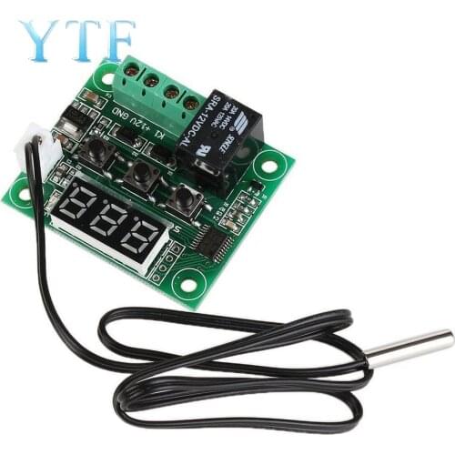Digital display intelligent temperature controller XH-W1209 high precision miniature temperature control board with probe