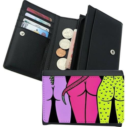 High Quality 2pcs/lot Blank Sublimation Leather Wallet Purse Women for Hot transfer Printing Leather Case Blank consumables DIY