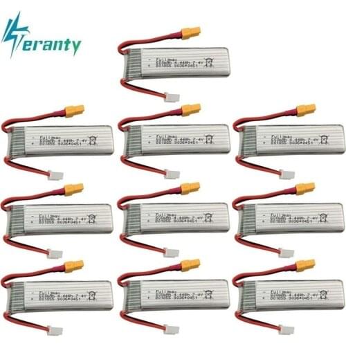 7.4V 600mAh Lipo Battery For XK K130 RC Six-way Brushless Aileron Helicopter Spare Parts Accessories 2s Drone Battery 801855