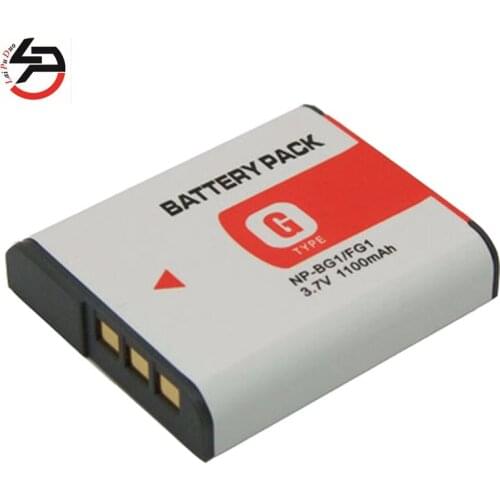 LPD 3.7v 1100mah 100% brand new Replacement Camera Battery For Sony NP-BG1 NPBG1 BG1 3.7V 900mAh DSC-N1 DSC-N2 DSC-H10 DSC-T20