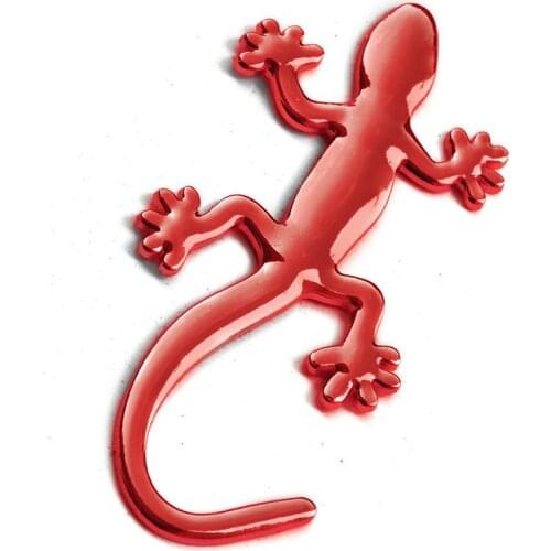 Fashion 3D Lizard Style Demon Sticker Car Emblem Logo Paper 3D Car Stick Decal