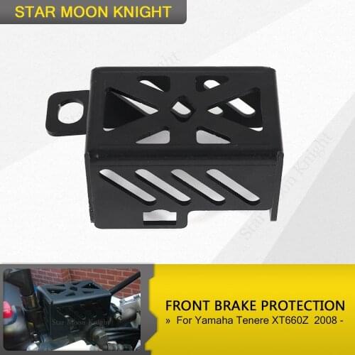 Motorcycle Accessories Front Brake Fluid Cylinder Reservoir Guard Oil Cap Cover Protect For Yamaha Tenere XT660Z XT 660 Z XTZ660