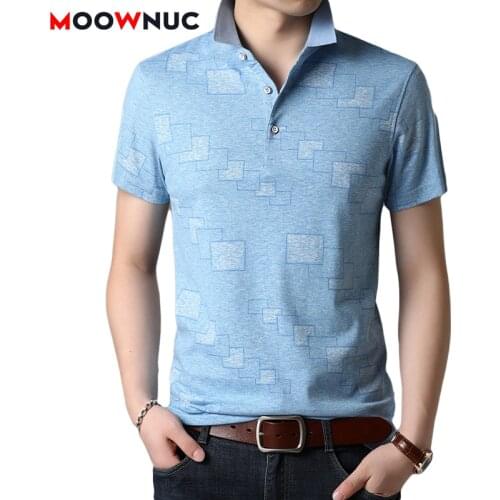 2021 Summer Polo Male High-Quality Polo Shirt Men Short Sleeve Fashion Striped Casual Business Youth Hombre Ventilation MOOWNUC