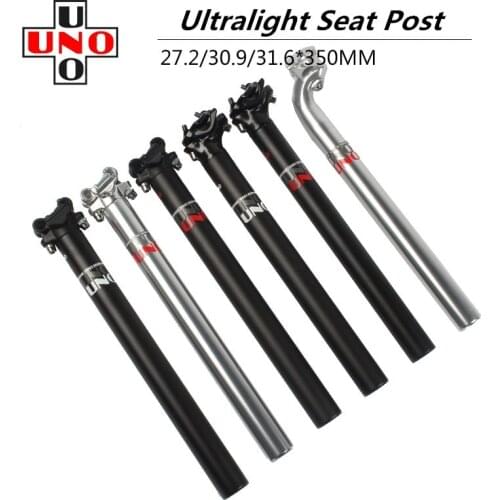 UNO SP-619 27.2/30.9/31.6*350mm Aluminum Alloy Mountain Bike Seat Post Ultralight Seatpost Bicycle Parts